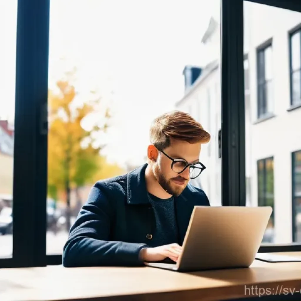 디지털 공유경제와 프리랜서의 역할 - **Prompt:** A vibrant, sunlit image of a young adult, with a warm and approachable expression, comfo...