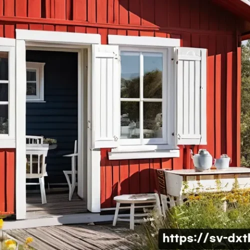 디지털 공유경제의 업종별 특징 - **Charming West Coast Cottage Sharing Experience:**
    "A picturesque, traditional red Swedish 'stu...