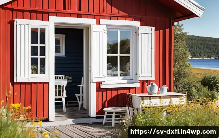 디지털 공유경제의 업종별 특징 - **Charming West Coast Cottage Sharing Experience:**
    "A picturesque, traditional red Swedish 'stu...